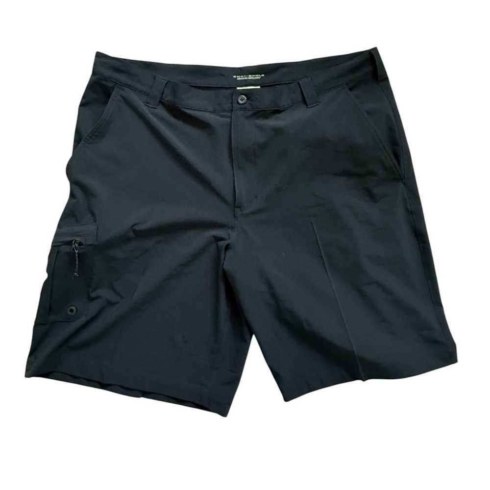 Columbia PFG Terminal Shorts 10” Men’s Size 40 Black Fishing Hiking